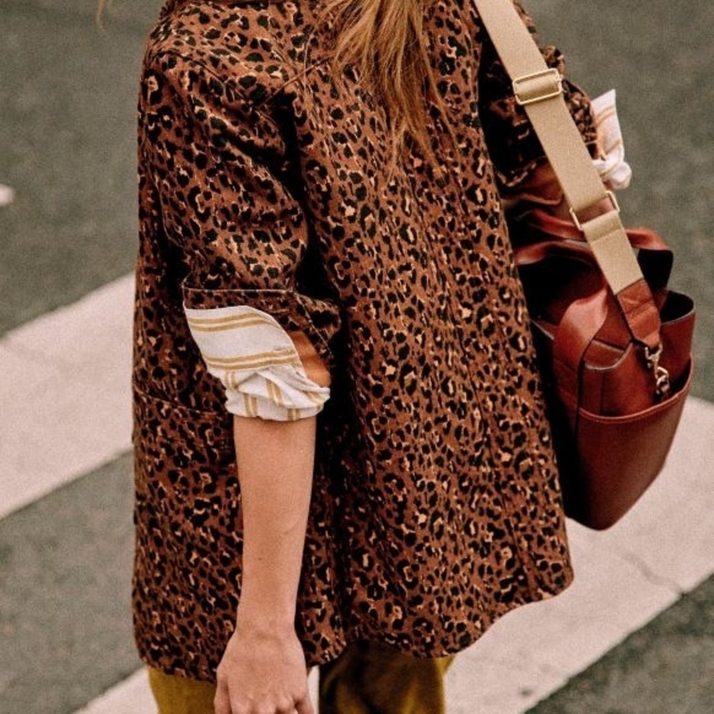 Leopard Print Jacket By Sezane